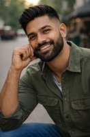 A picture of a participant who wants to get to know each other and get married